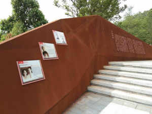 昌乐耐候钢挡土墙